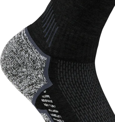 Vista 3 de Carhartt Calcetines Crew de peso medio SC4223M Force® para hombre, paquete de 3 Negro