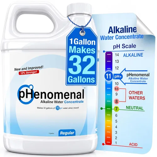 Vista 10 de Concentrado de agua alcalina fenomenal (con bomba), hace 32 galones de 11pH+, regular insípido