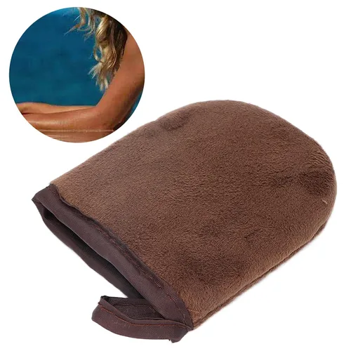 Vista 3 de Manopla autobronceadora para autobronceador, manopla autobronceadora para aplicación de autobronceador, aplicador de loción autobronceadora, manopla