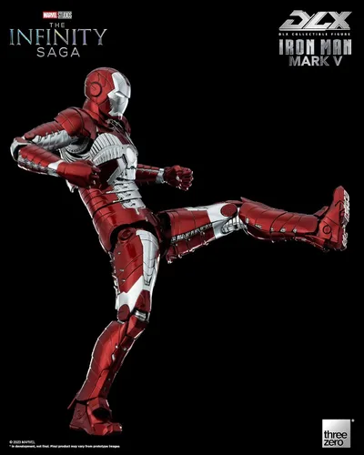 Vista 3 de Marvel Studios: The Infinity Saga DLX Iron Man Mark 5 Figura coleccionable
