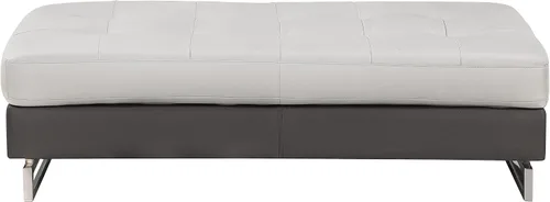 Vista 14 de Banco otomano de almacenamiento con brazo enrollado con elegante ribete