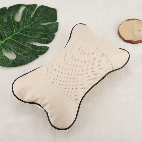 Vista 6 de FTVOGUE Almohada para el cuello del automóvil, suave y transpirable, cómoda almohada de apoyo para reposacabezas para asiento de coche, silla