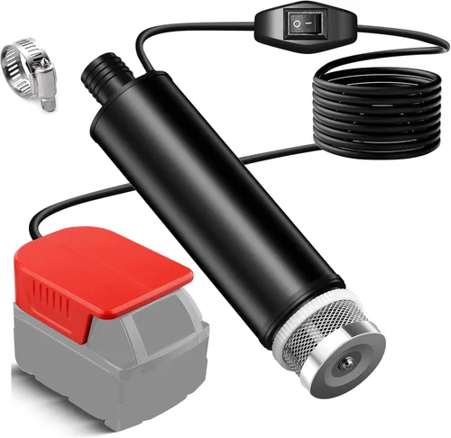 Vista 9 de Bomba de agua para Makita Battery 18V LXT, bomba sumergible portátil, pequeña bomba eléctrica inalámbrica de transferencia de agua de 500 GPH