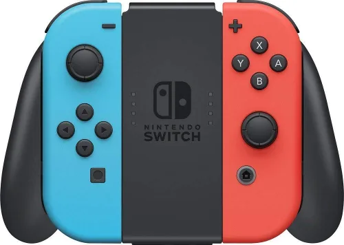 Vista 5 de Nintendo Switch Neon Blue and Neon Red Joy-Con (Renewed)