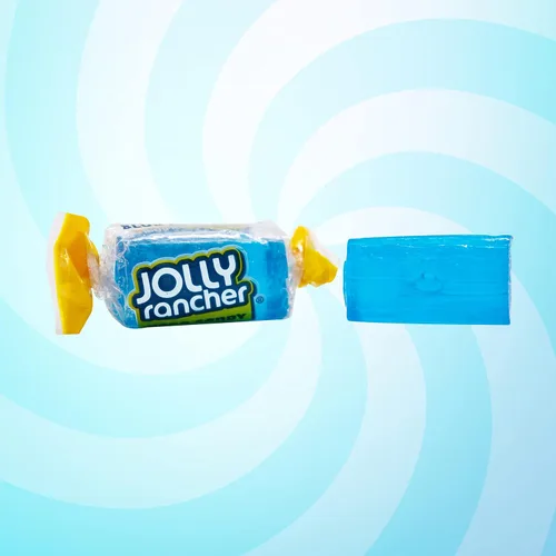 Vista 4 de Jolly Rancher - Caramelos duros de frambuesa azul, envueltos individualmente, bolsa de dulces a granel, 1 libra (16 onzas)