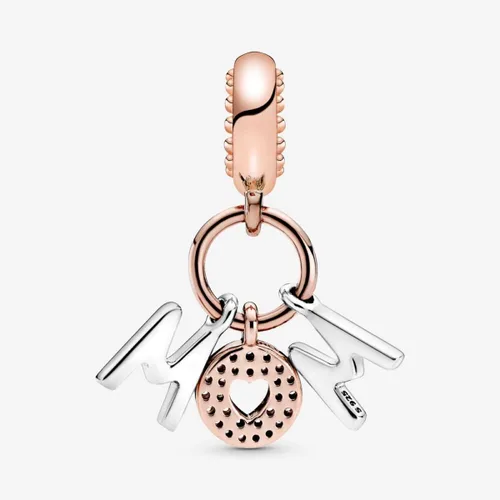 Vista 2 de JIANCAN Colgante de plata de ley 925 para pulsera collar de familia mamá amor caricatura héroe cuentas para mujeres y niñas Navidad Halloween día