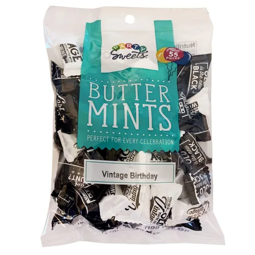 Vista 16 de Party Sweets Let's Party Buttermints de Hospitality Mints, Appx 300 mentas, bolsas de 7 onzas (paquete de 6) Gluten Free & Kosher, Quality you can