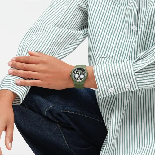 Vista 5 de Swatch Nada básico sobre el verde, Verde, Colección Holiday