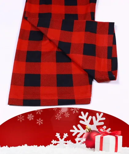 Vista 6 de Boboking Pijamas de Navidad para parejas, ropa de dormir suave de 2 piezas para mujeres y hombres