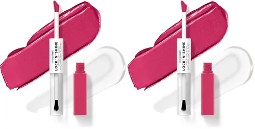 Vista 26 de wet n wild Megalast Lock 'N' Shine Lip Color + Gloss Lipstick Affogato Dreams