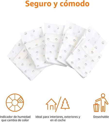 Vista 3 de Amazon Basics Pañales para perros machos, 30 unidades, grandes, envoltura desechable ultra absorbente con ajuste seguro, a prueba de fugas y cómodos