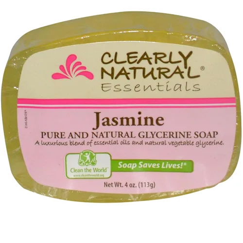 Vista 18 de Clearly Natural Essentials Aloe Vera Jabón de glicerina puro y natural 4 oz