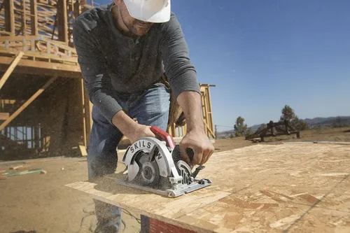 Vista 8 de SKILSAW SPT67WL-01 Sierra circular Sidewinder, 15 Amp, 7-1/4