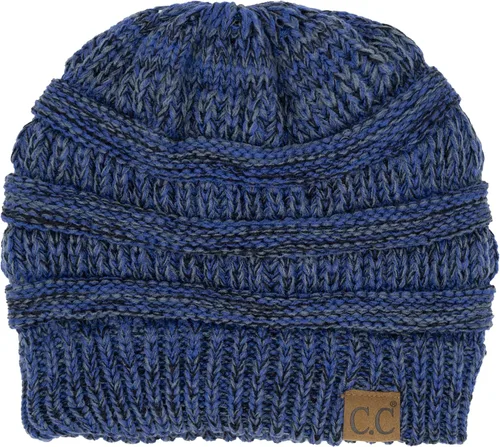 Vista 57 de C.C Exclusives Gorro de Punto de Cable - Gorros Gruesos, Suaves y Cálidos de Punto Grueso Chenille Teniente Mel Gris