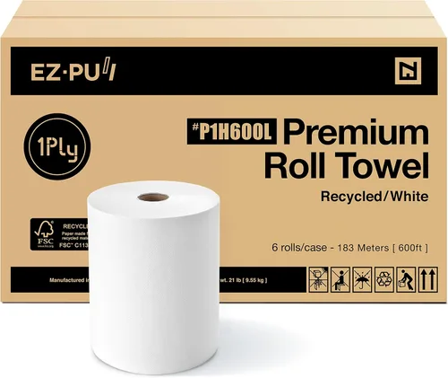 Vista 9 de EZ-Pull 5300B-EZ - Dispensador de papel de toalla manual manual de alta capacidad montado en la pared, color negro