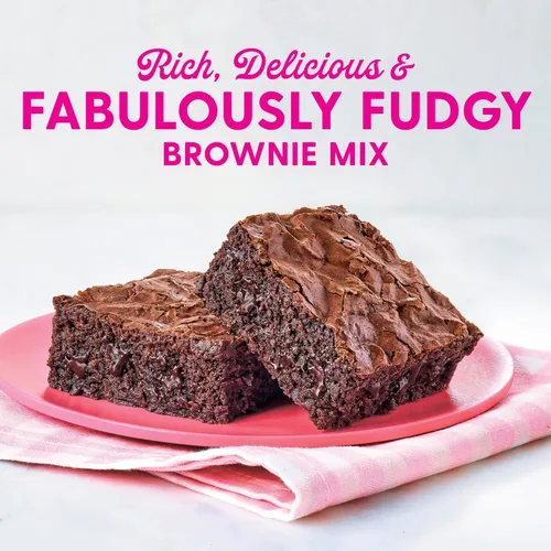 Vista 4 de Duncan Hines Brownie Mix, Fabulously Double Fudge, 17.6 oz.