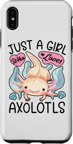 Vista 11 de Just A Girl Who Loves Axolotls Axolotl Lovers Funny Kawaii Case for iPhone 16