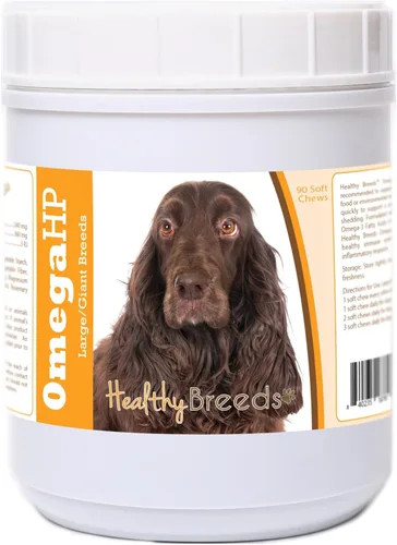 Vista 178 de Healthy Breeds Affenpinscher Omega HP - Masticables suaves para piel y pelaje, 60