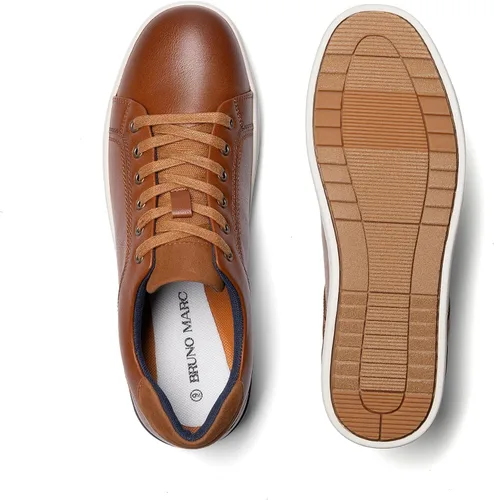 Vista 4 de Bruno Marc - Zapatillas de patinaje para hombre, estilo casual Marrón bruñido