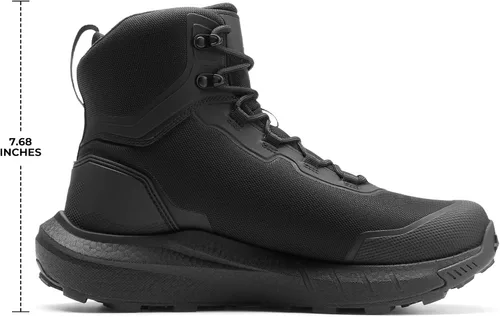 Vista 8 de NORTIV 8 Botas de senderismo tácticas impermeables para hombre Negro