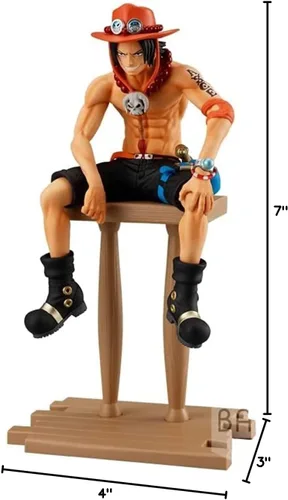 Vista 4 de BanPresto - Estatua de una pieza Grandline Journey-Portgas.D.Ace