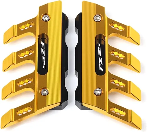 Vista 11 de Guardabarros delantero de motocicleta, protección lateral, amortiguador de choque delantero, deslizador de medición adecuado para Yamaha FZ25 FZ-25