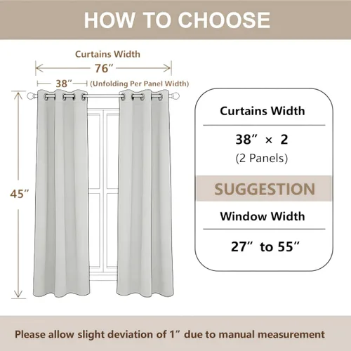 Vista 2 de Erosebridal Cortinas y cortinas geométricas de reno, con diseño de oso y ciervo, cortinas opacas con entramado a cuadros para dormitorio, bosque