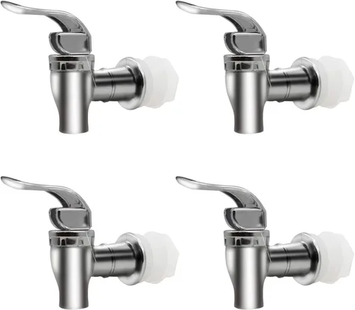 Vista 5 de Grifo de repuesto para dispensador de bebidas de oro rosa, grifo de estilo de empuje para jarra dispensadora de bebidas, grifo de repuesto