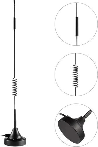 Vista 2 de Abridor de puerta inteligente extendido de largo alcance base magnética receptor antena compatible con todas las series GTO Mighty Mule MM571W
