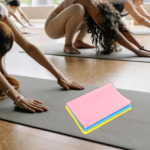 Vista 6 de PRETYZOOM 3pcs Elastic Resistance Bands for Exercise and Yoga Pilates Stretch Bands Set with Grip Strength Trainer, Portable Stretch Elastic Straps