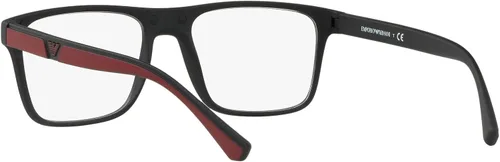 Vista 6 de Emporio Armani Men's Ea4115 Prescription Eyewear Frames with Two Interchangeable Sun Clip-ons Rectangular
