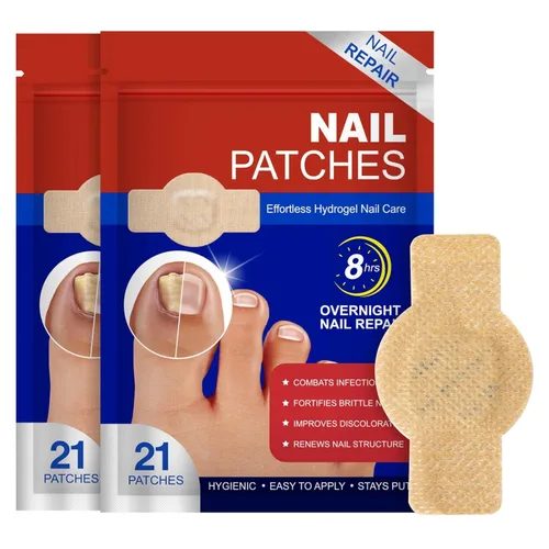 Vista 10 de Parches de uñas, parches de uñas para uñas de los pies, parches de tratamiento de uñas extra fuertes, yesos de uñas extra fuertes de 8 horas