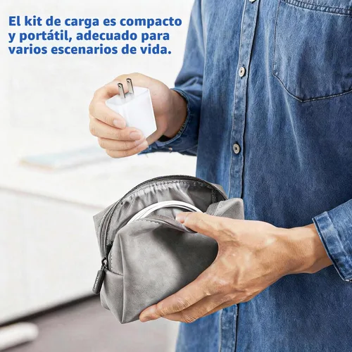 Vista 4 de [Certificado MFi de Apple] Cable USB C de carga rápida para iPhone 17 16 15 Pro, paquete de 2 cables de carga tipo C de 6 pies largos de 6 pies