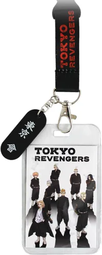 Vista 2 de Tokyo Revengers - Llavero con colgante de goma para identificación de anime