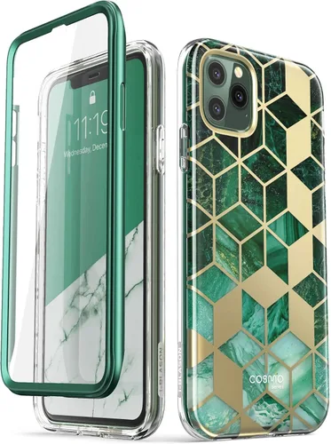 Vista 9 de i-Blason Cosmo Series - Funda para iPhone 11 Pro Max 2019, funda protectora delgada y elegante de cuerpo completo con protector de pantalla