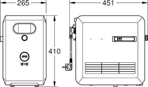 Vista 8 de GROHE Blue Pro Connected Cooler and Carbonizer 40554002 - Nevera y carbonizador