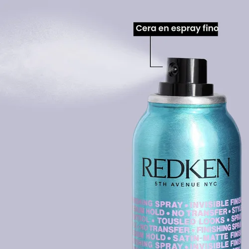 Vista 9 de Redken Spray Wax Invisible Texture Mist Cera en aerosol de acabado de alto impacto Añade cuerpo voluminizador, dimensión y domina los vuelos