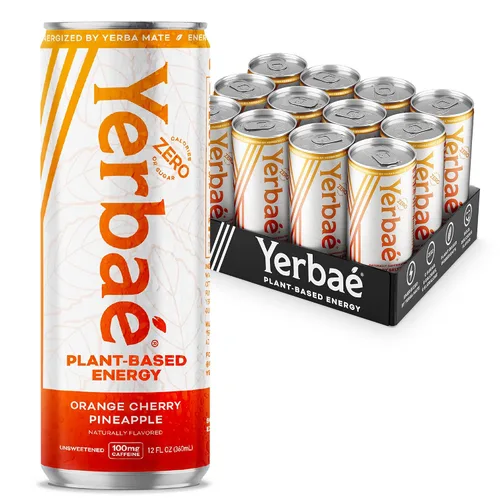 Vista 26 de Yerbae - Agua espumosa mejorada (12 unidades) Energy Yerba Mate 340 ml, lata