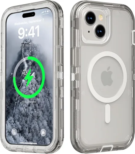 Vista 15 de Follaroma Funda para iPhone 11, Compatible con MagSafe, Fundas de Teléfono de Protección Resistente a Prueba de Golpes de Servicio Pesado