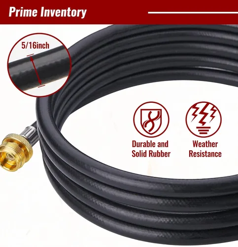Vista 6 de CALPOSE Manguera adaptadora de propano de 3 pies, adaptador de 1 libra a 20 libras que convierte electrodomésticos de 1 libra en tanques de 5 a 40