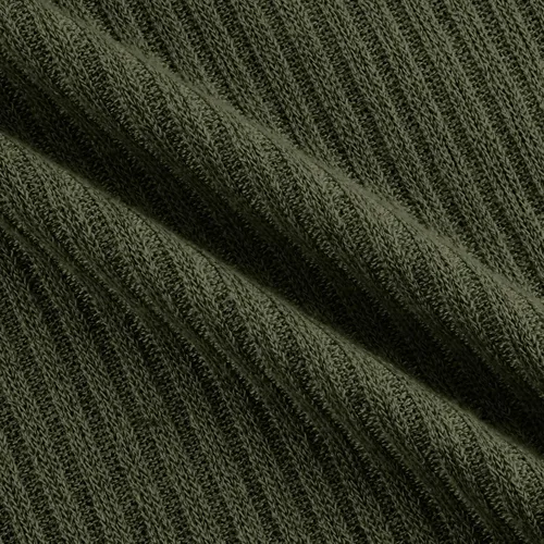 Vista 2 de Disfraces para mujer, camiseta de cuello alto, holgada, color sólido, parte inferior de punto, fascinante, para mujer, genérica