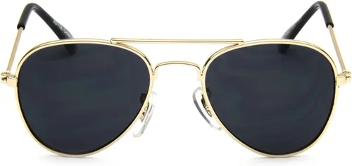 Vista 2 de Baby Boy Girl Classic Aviator Style Retro Metal Sunglasses