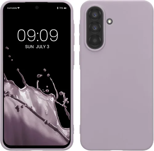 Vista 80 de kwmobile Funda compatible con Samsung Galaxy A12 - Funda protectora de silicona TPU suave y delgada - Azul Báltico