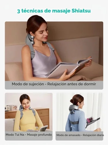 Vista 5 de SKG H7 Ultra - Masajeador de cuello para aliviar el dolor de tejido