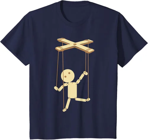 Vista 85 de Puppeteering - Camiseta de marionetas Ventrílocuo de tiriteros, Negro, S