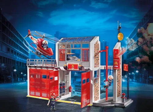 Vista 2 de Playmobil Estación de bomber