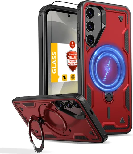 Vista 94 de Funda magnética para Google Pixel 9A compatible con cargador inalámbrico MagSafe, para Pixel 9A, funda de teléfono integrada de 360 °, con 2