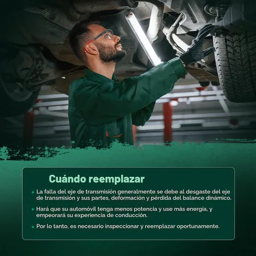 Vista 6 de SCITOO Cojinete de soporte central del eje de transmisión trasero apto para Porsche Cayenne 2003-2006 2008-2010, para Volkswagen Touareg 2004-2010