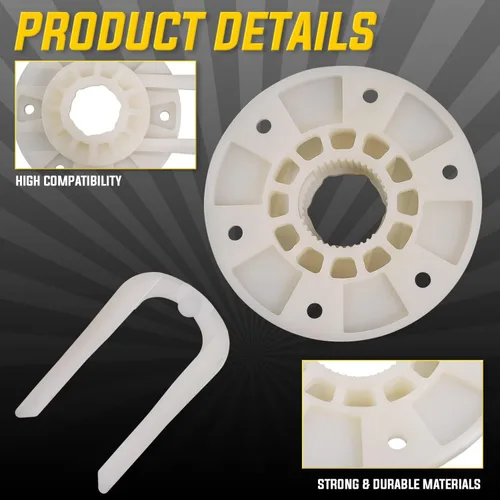 Vista 3 de Kit de cubo accionado por Seentech W10528947 compatible con lavadoras Whirlpool Kenmore – Reemplaza: AP5665171, W10396887, W10528947VP, PS6012095