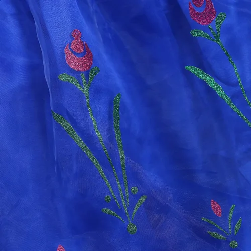 Vista 3 de NALIGO Disfraz de princesa para niñas, disfraz de cosplay para cumpleaños, Navidad, trajes con accesorios